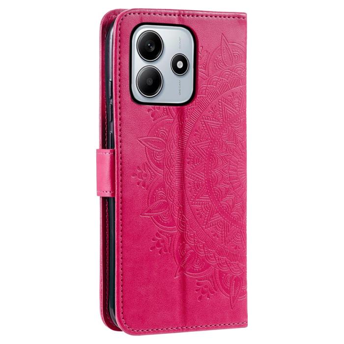 Bild 6,  Xiaomi Redmi Note 14 5G Fodral Mandala Läder Rosa