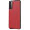  Samsung Galaxy S21 Plus - 2in1 Litchi Magnet Fodral - Röd