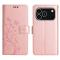 iPhone 17 Pro Fodral Med Blommigt Tryck Roséguld