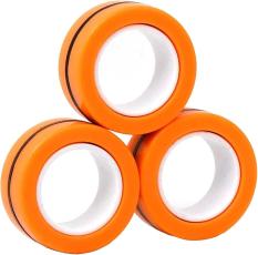  Magnetikska Fidget Rings - Orange