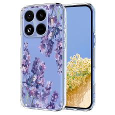  Xiaomi 17T Skal TPU Blommor Bl&aring;regn