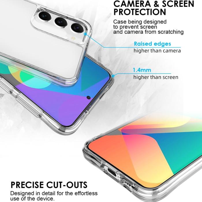 Bild 5,  Samsung Galaxy S23 Plus Skal Shockproof Hybrid Transparent