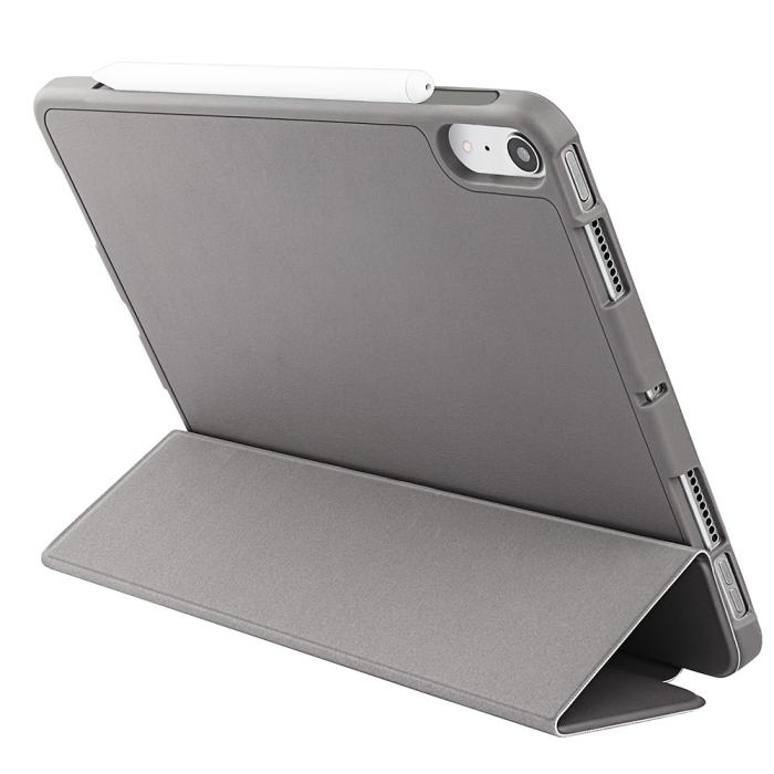Bild 4,  iPad Mini 2024/2021 Fodral Tri-Fold Pennhållare Grå