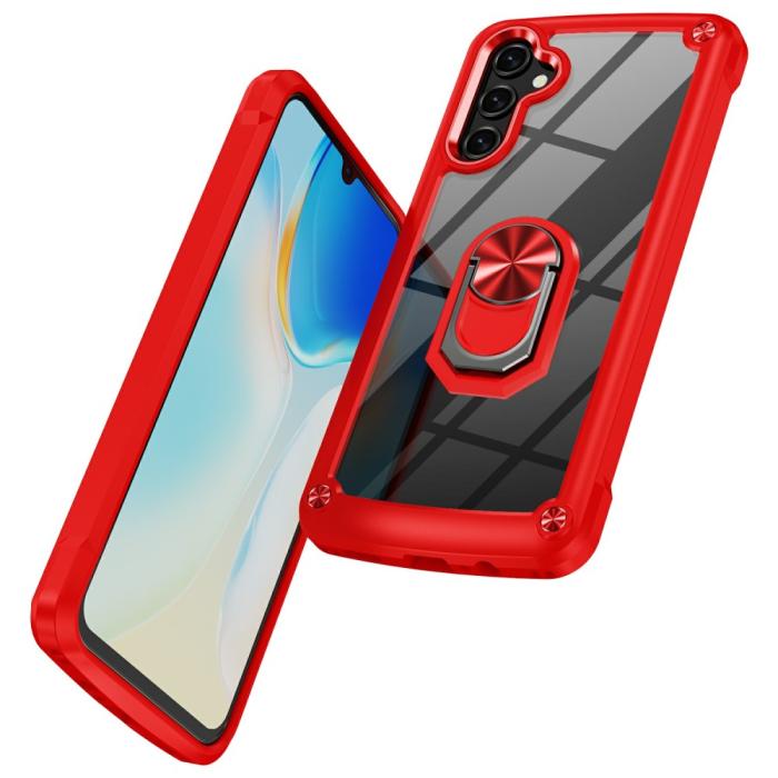 Bild 2,  Samsung Galaxy A16/A26 5G Skal Shockproof Ring Hybrid Röd