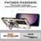  Samsung Galaxy S25 Skal Hybrid Ring CamShield Roséguld