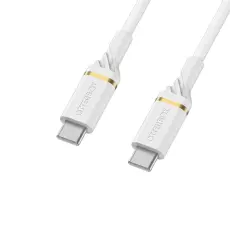 OtterBox OtterBox Premium 2m PD USB-C - USB-C Kabel Nylonfl&auml;tad Vit