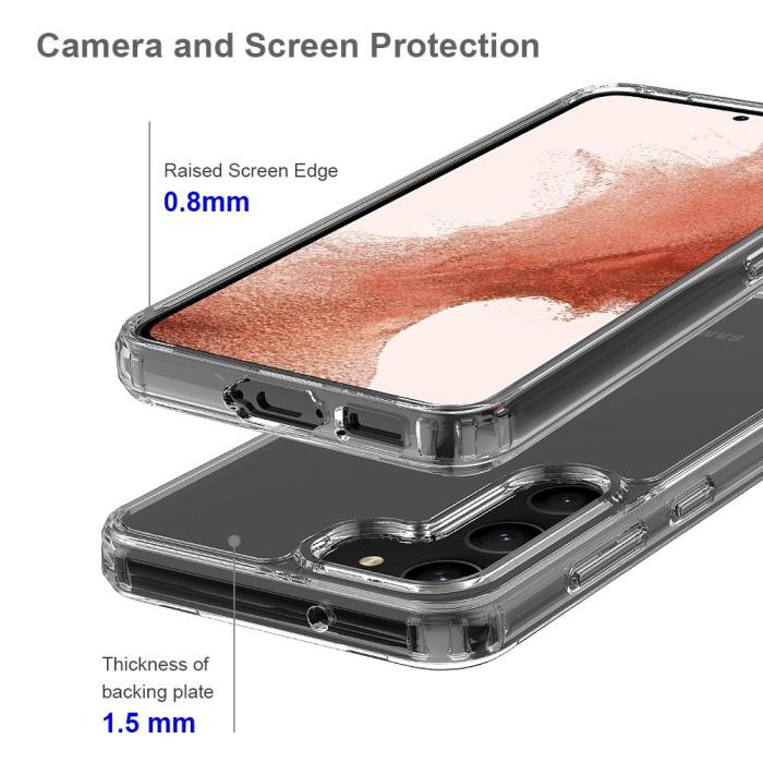 Bild 3,  Samsung Galaxy S23 Plus Skal Akryl/TPU Transparent