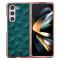  Galaxy Z Fold 6 Skal Läder Mörk Grön