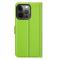  iPhone 13 Pro Max Fodral Litchi Läder Grön