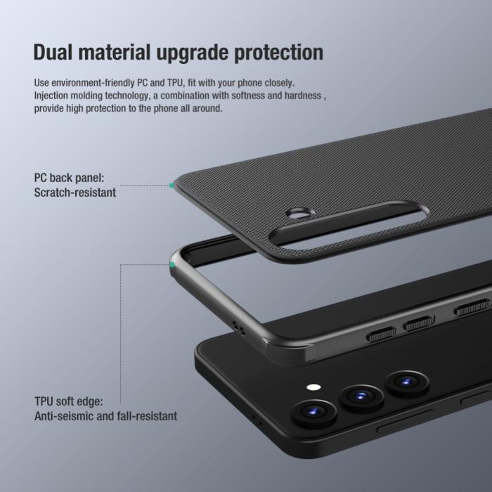 Bild 5, NILLKIN NILLKIN Galaxy S24 Plus Skal Frosted Shield Pro Blå