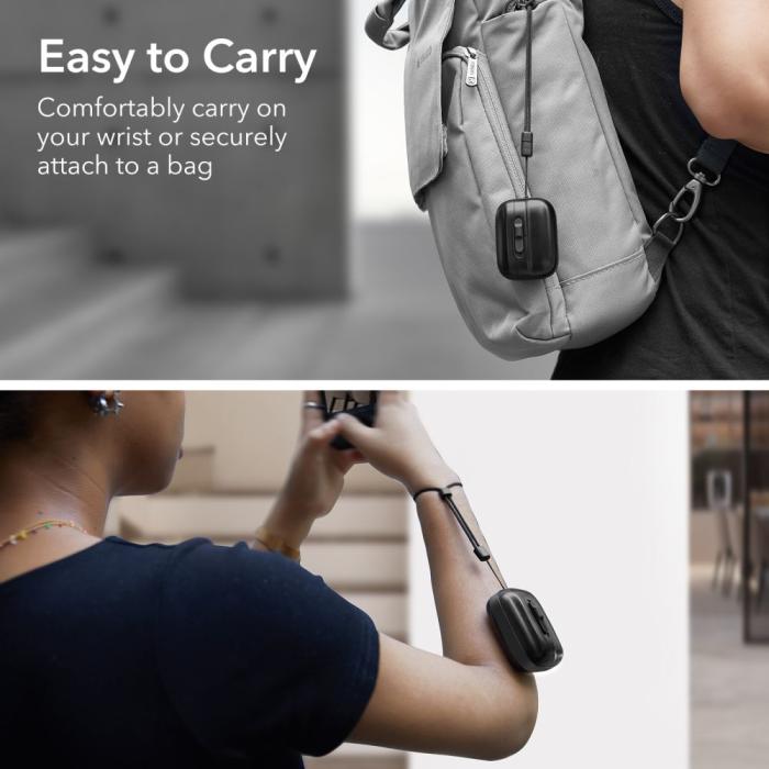 Bild 6, ESR ESR AirPods Pro 1/2 Skal MagSafe Pulse HaloLock Svart