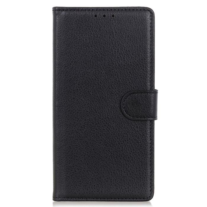 Bild 6,  Sony Xperia 1 VI Litchi Läder Fodral Svart