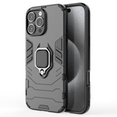  iPhone 16 Pro Max Skal Hybrid Armor Ring Svart