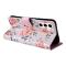  Samsung Galaxy S26 Fodral RFID Rosa Blommor