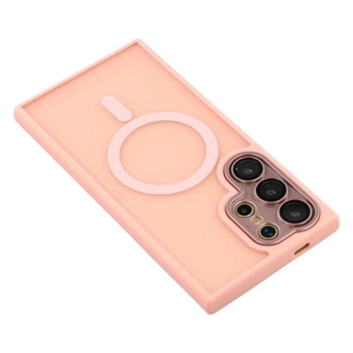 Bild 5, WANLONFENG WANLONFENG Galaxy S26 Ultra Skal MagSafe Shockproof Rosa