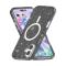  iPhone 17 Skal MagSafe Hybrid Glitter Svart