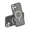  iPhone 17 Skal MagSafe Hybrid Glitter Svart