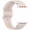  Apple Watch 42/44/45/46/49 mm Armband Silikon Wave Rosa