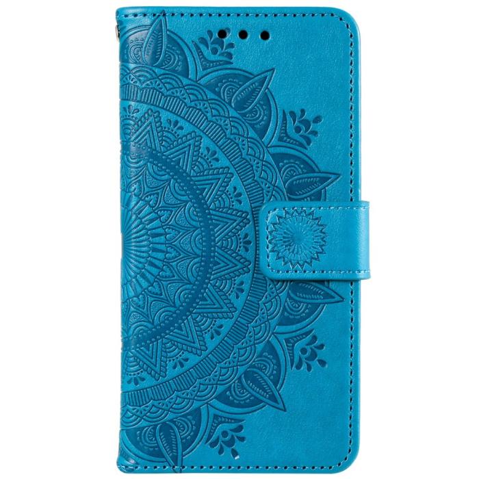 Bild 5,  Xiaomi Redmi Note 14 5G Fodral Mandala Läder Blå