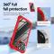  iPhone 15 Pro Skal Shockproof Armor Hybrid Röd