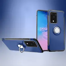  Samsung Galaxy S20 Ultra - Ring Skal - Bl&aring;