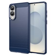  Samsung Galaxy S25 Edge Skal Borstad St&aring;l Bl&aring;