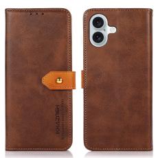 KHAZNEH KHAZNEH iPhone 16 Fodral Dual-Color Brun