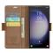 CASEME CASEME Galaxy S24 Ultra Fodral Slim Litchi Läder Brun