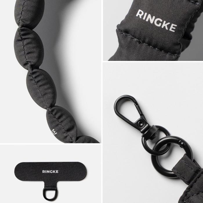 Bild 3, Ringke Ringke Handledsrem Holder & Puffer Hand Strap Svart