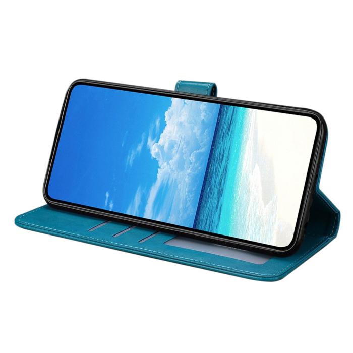 Bild 2,  Motorola Moto G56 5G Fodral Fjäril Tryck Blå