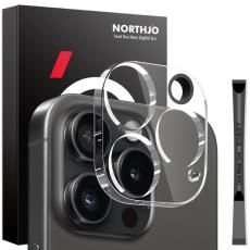 NORTHJO NORTHJO iPhone 16 Pro Max/16 Pro Linsskydd H&auml;rdat Glas