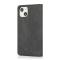  iPhone 14 Plus Fodral Flip Läder Svart