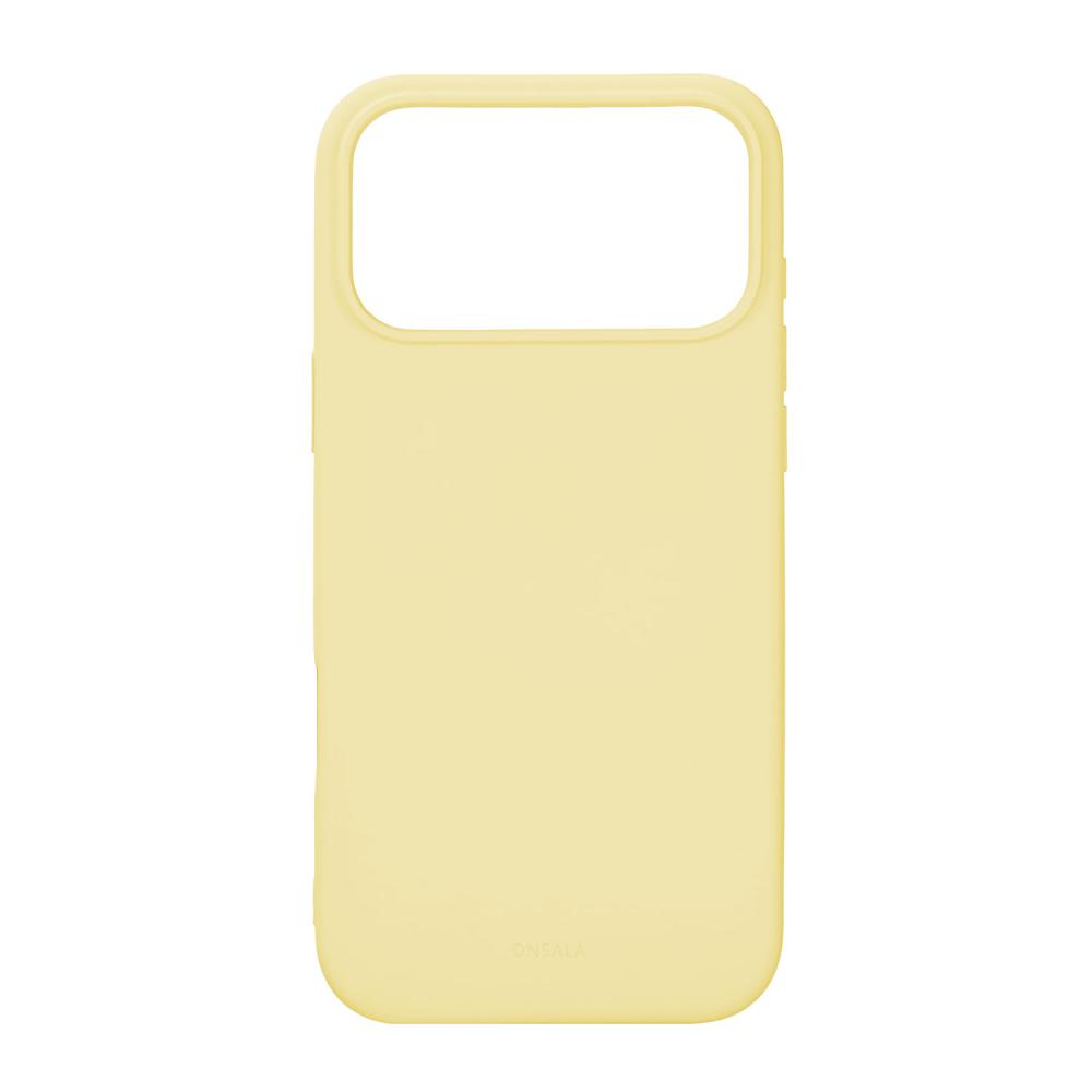 Onsala Onsala iPhone 17 Pro Max Mobilskal Med Silikonkänsla Lemon