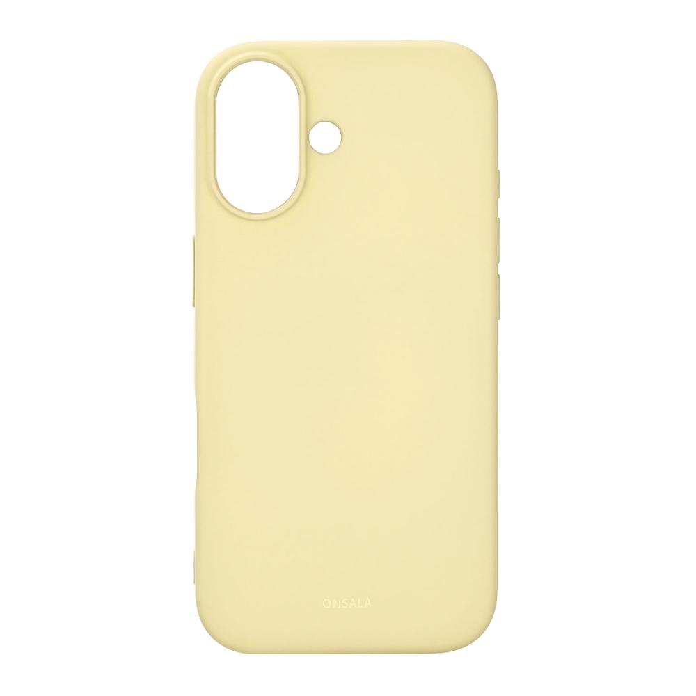 Onsala Onsala iPhone 17 Mobilskal Med Silikonkänsla Lemon