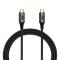 1.2m 100W Thunderbolt 3/4 Kabel USB-C - USB-C 8K/60Hz Svart