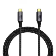  1.2m 100W Thunderbolt 3/4 Kabel USB-C - USB-C 8K/60Hz Svart