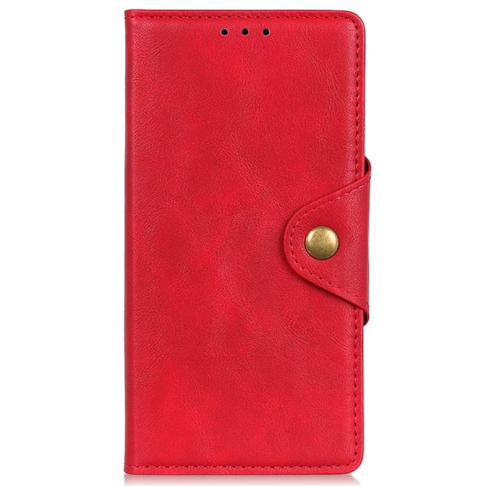Bild 6,  Samsung Galaxy S23 FE Fodral Magnetisk Mässing Röd