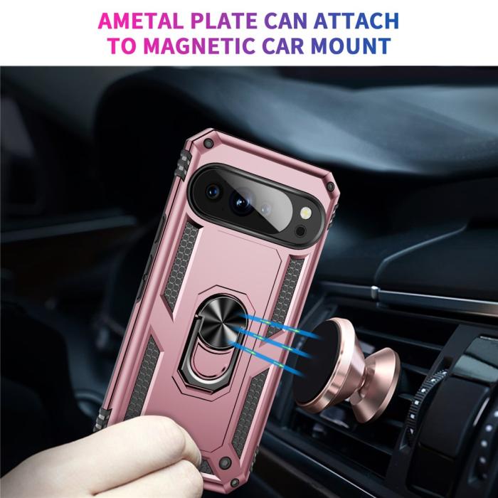 Bild 3,  Google Pixel 11 / 11 Pro Skal Hybrid Kickstand Roséguld