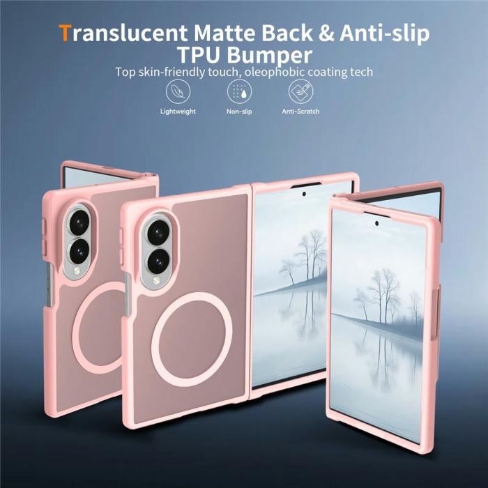 Bild 2,  Samsung Galaxy Z Fold 8 Skal MagSafe TPU Rosa
