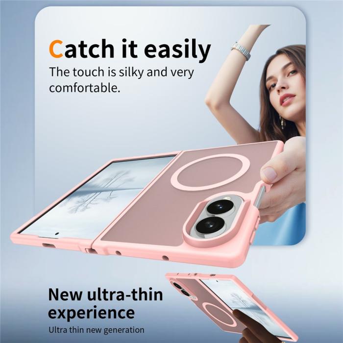 Bild 5,  Samsung Galaxy Z Fold 8 Skal MagSafe TPU Rosa