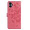  Samsung Galaxy A07 Fodral Med Fjäril Tryck Rosa