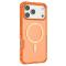  iPhone 17 Pro Skal MagSafe Shockproof Hybrid Orange