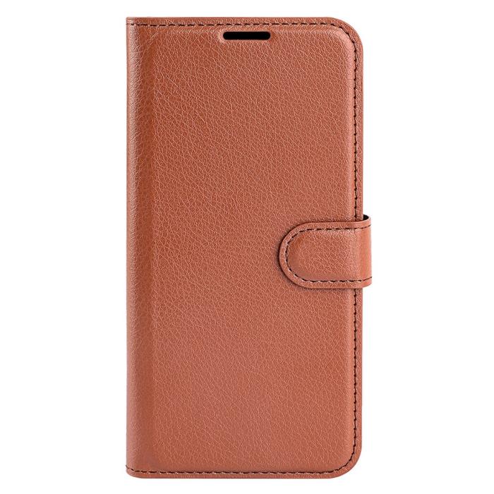 Bild 5,  Xiaomi 14 Ultra Fodral Litchi Läder Brun