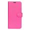  Samsung Galaxy A55 5G Fodral Litchi Läder Rosa