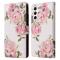  Samsung Galaxy S26 Fodral RFID Rosa Blommor