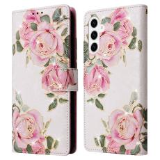  Samsung Galaxy S26 Fodral RFID Rosa Blommor