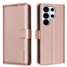 BINFEN BINFEN Samsung Galaxy S26 Ultra Fodral RFID L&auml;der Ros&eacute;guld