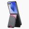  Galaxy Z Flip 7 Skal Inkl. Avtagbart Kortfack Läder Svart