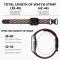 ColorPop Sportarmband Dual-Color Apple Watch 42/41/40/38 mm (S/M) Svart/Röd