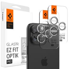 Spigen Spigen iPhone 14 Pro/Pro Max/15 Pro/Pro Max 2-PACK Optik.tR "Ez Fit" Linsskydd